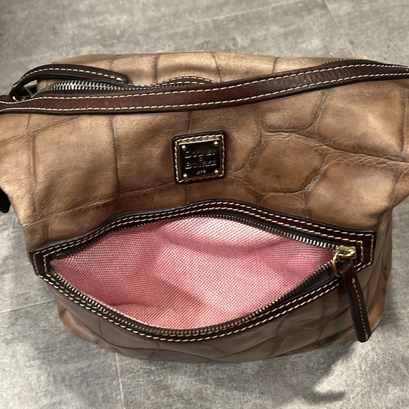Dooney & Bourke Leather Shoulder Bag - Picture 10 of 11